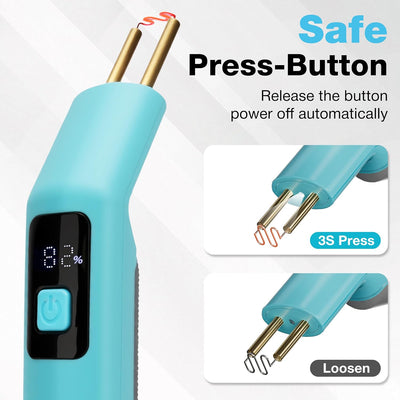 Soldador plástico inalámbrico USB 200 grapadoras