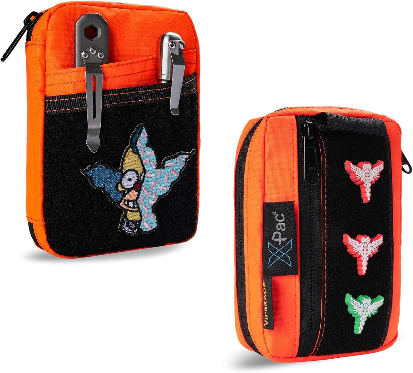 Bolsa EDC VE26 con 11 compartimentos y área parches