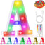 Letras luminosas recargables para dormitorio y fiestas