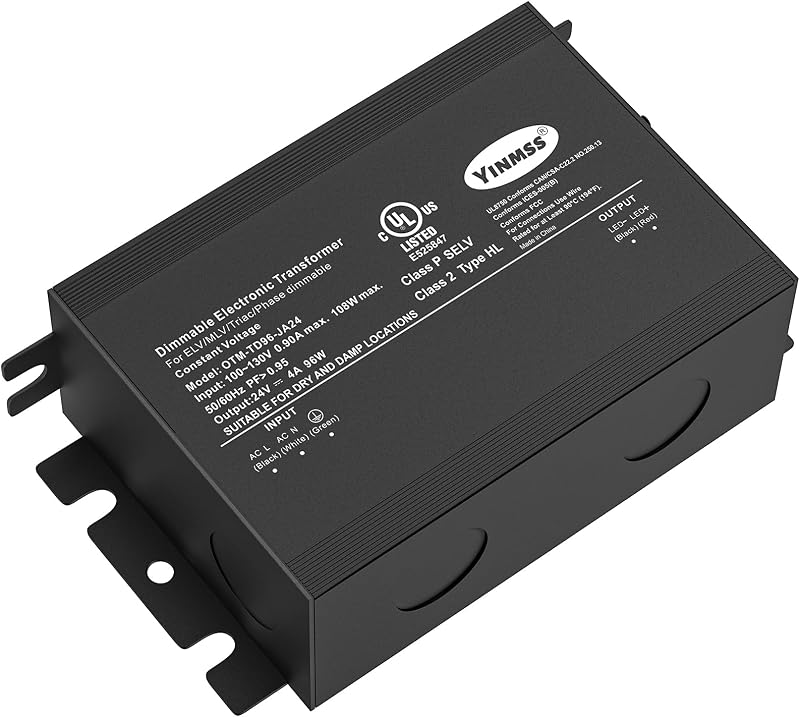 Controlador LED 24V 96W regulable para tiras cocina