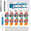 Kit conectores 8 pines 16 contactos ST6328-8 DT