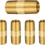 5 Pezones Latón MNPT 1/2x1/2 2" NPT171