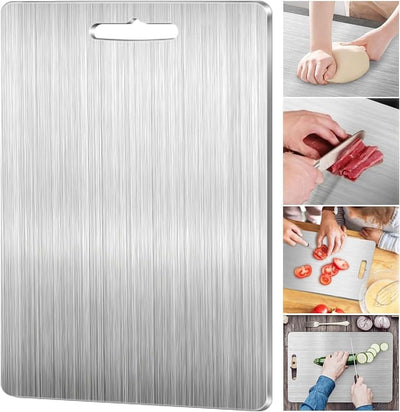 Tabla cortar titanio doble cara grado alimenticio cocina