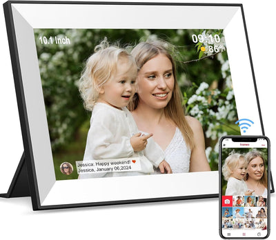 Marco digital WiFi Frameo 10.1pulg pantalla táctil HD