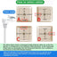 Cable Ethernet Cat6 6ft en ángulo recto 2 Pzas