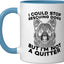 Taza Cerámica para Rescate de Perros Azul/Blanco