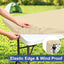 Mantel rectangular plegable 30x60pulg impermeable poliéster
