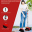 Set 2 escobas recogedor 52pulg autolimpieza oficina casa rojo