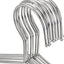 50 Perchas Acero Inox 16.5"