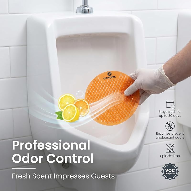 Pantalla orinal sin salpicaduras 8x6" borgoña set 10