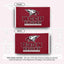 Bandera NCCU 3x5pies tela poliéster interiores/exteriores