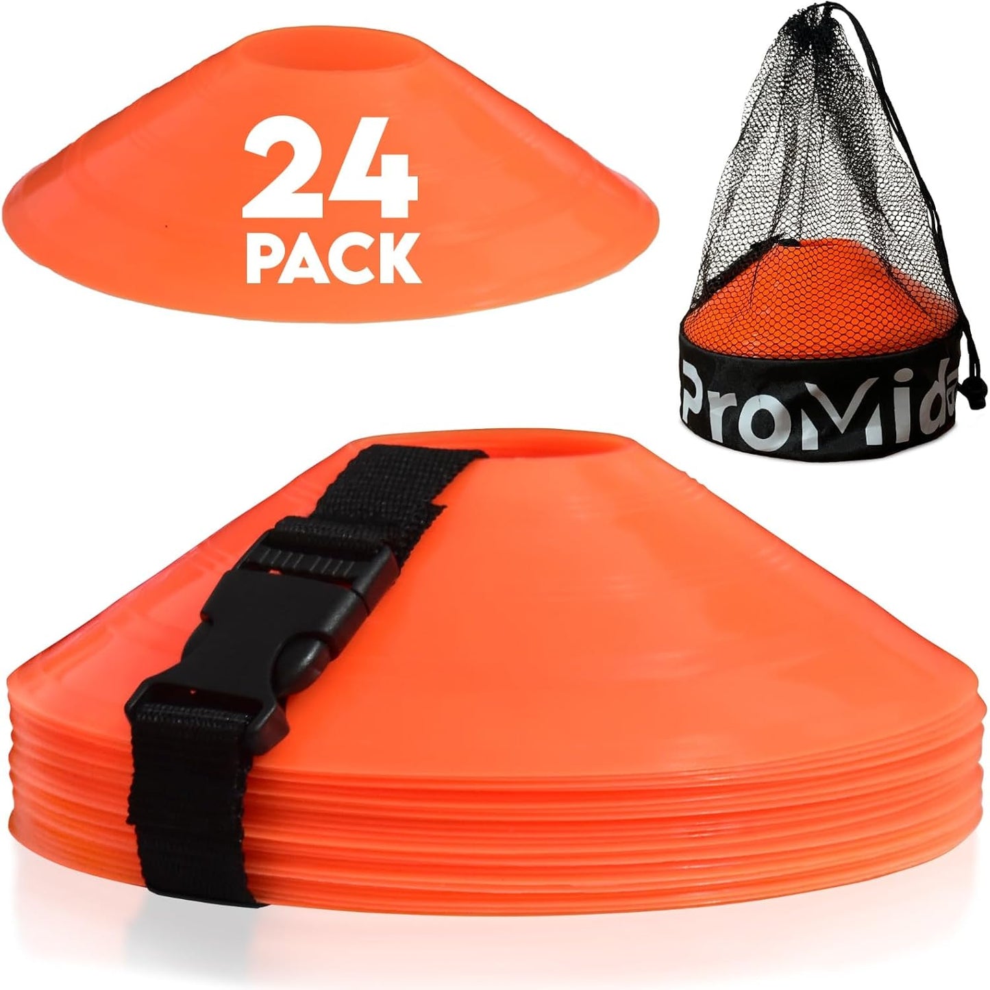 Conos plásticos para entrenamiento niños