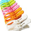 10 Clips Toallas Playa Azul Verde Rosa Naranja Blanco