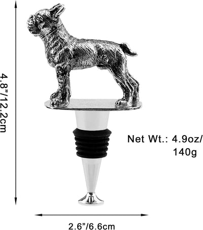 Tapón vino regalo Boston Terrier para mujeres hombres