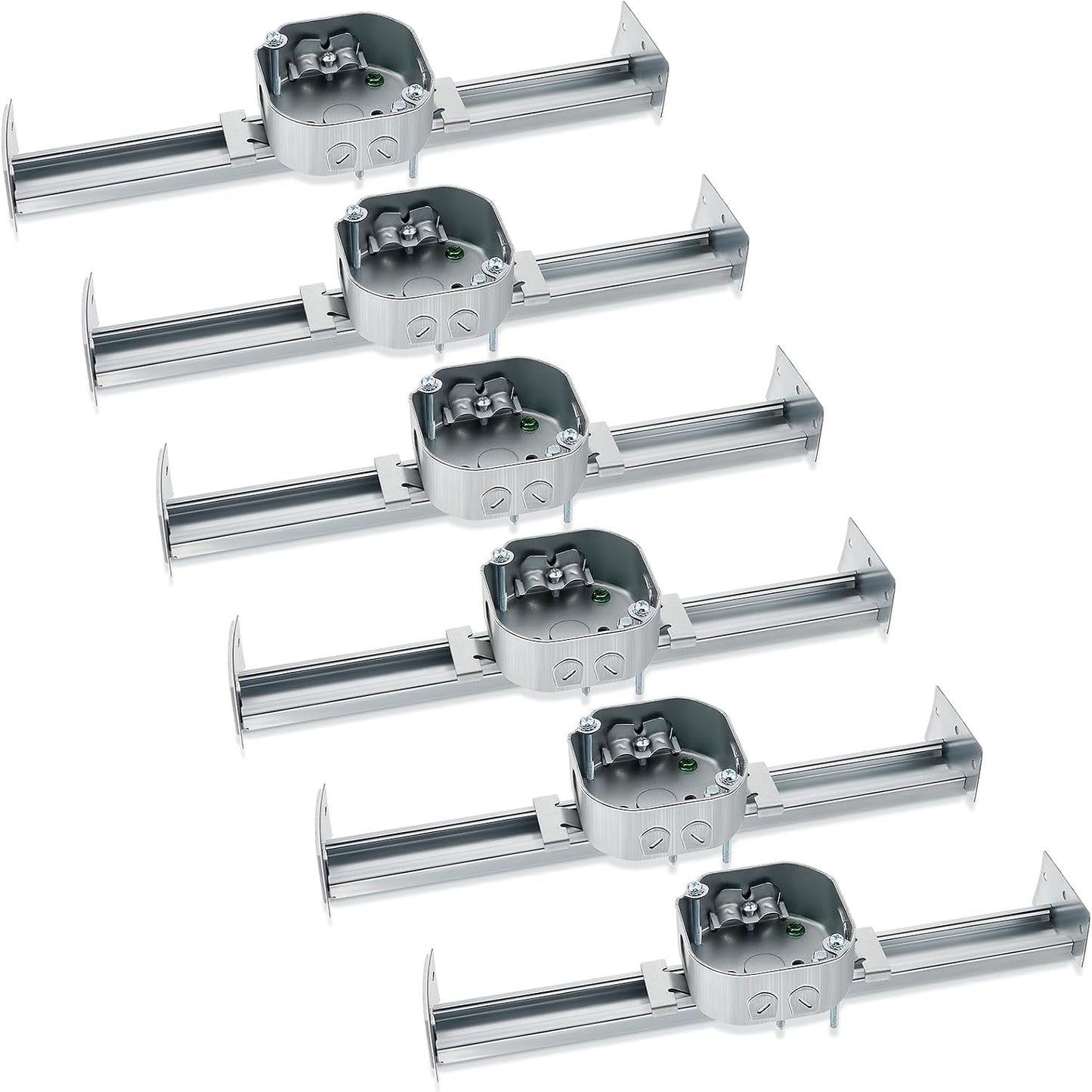6 Pzas Ventilador Techo Ajustable 14.2pulg