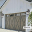 Luces pared exterior impermeables negras con vidrio ondas