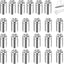 Tornillos acrílico 0.5x1pulg soportes metálicos 24pzas