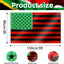 Bandera 3x5ft doble cara rojo negro verde