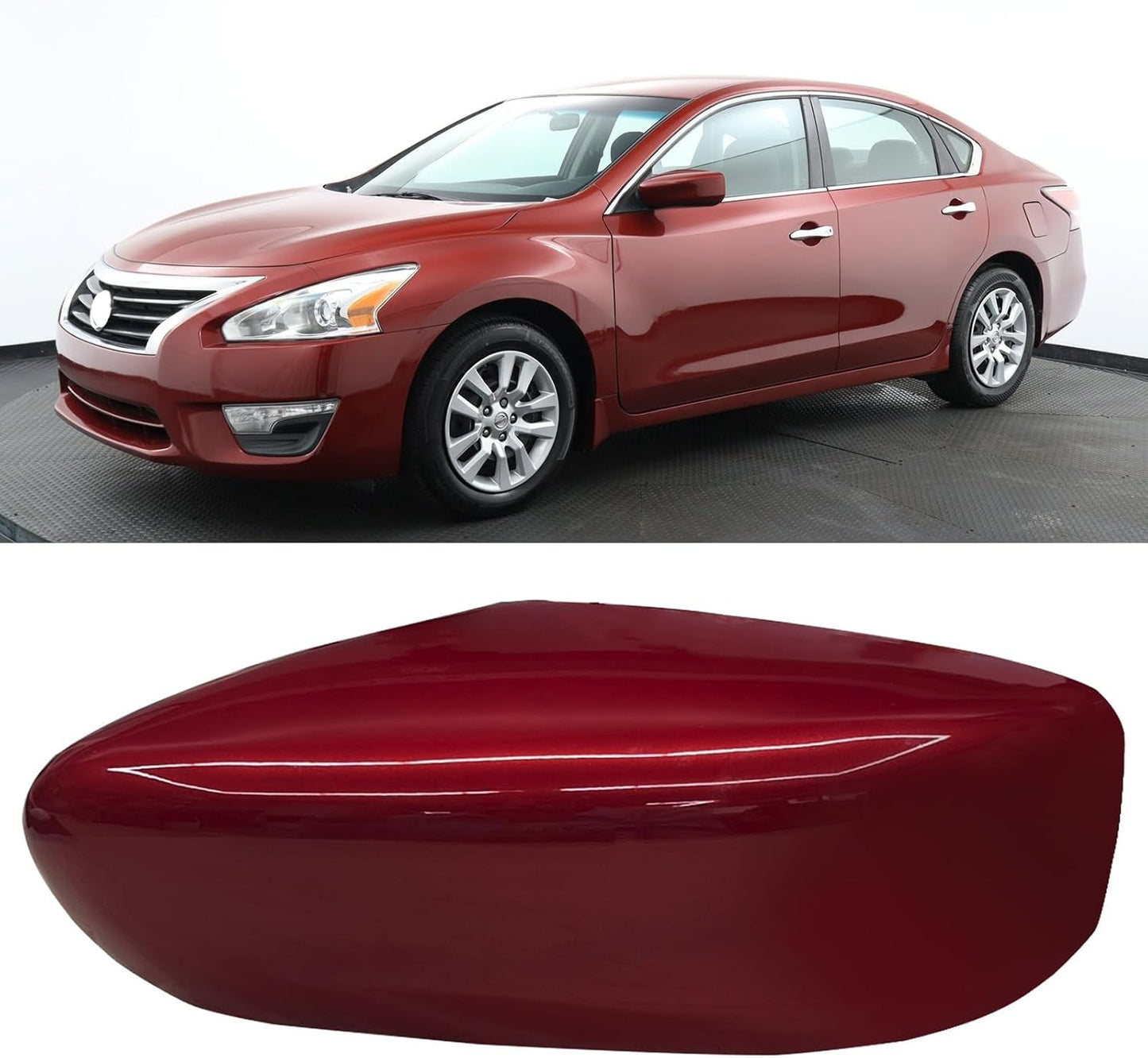 Tapón espejo rojo sin luz giro izquierdo Nissan Altima