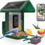 Comedero pájaros con cámara 2K solar WiFi AI