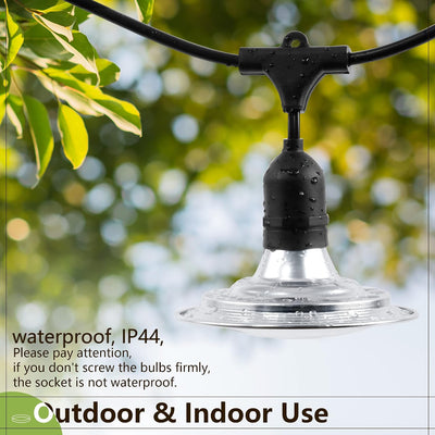 Luz LED cultivo exterior con temporizador 12 luces UL
