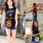 Bolso hombro cruzado mujer patrón caballo corgi mariposa