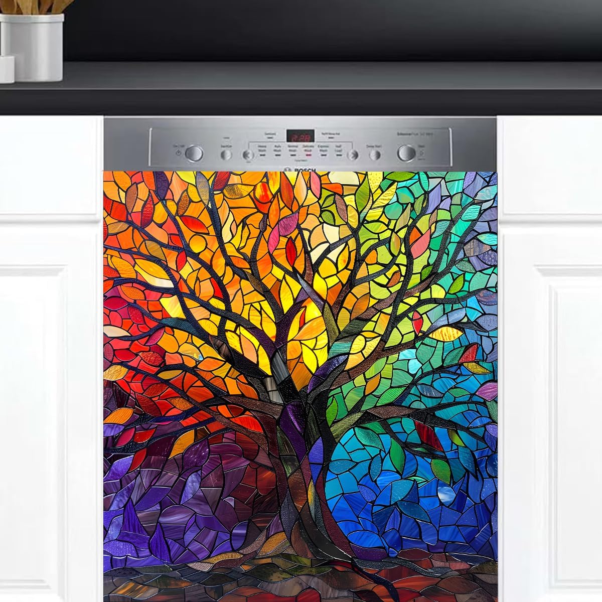 Cubierta magnética lavavajillas diseño árbol de la vida