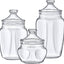 Recipientes baño plástico set 3 60/42/24oz sin BPA