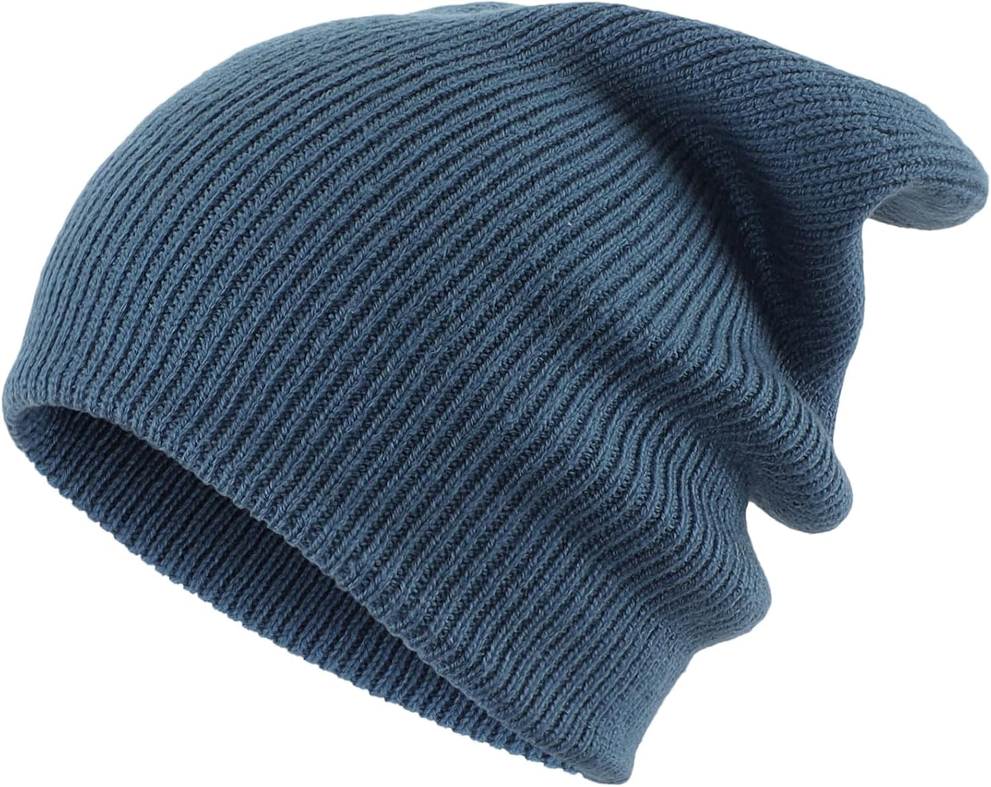Gorro invierno con puño para hombre y mujer cálido