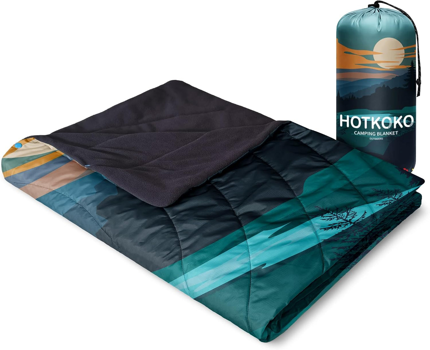 Manta impermeable forro polar para camping estadio playa
