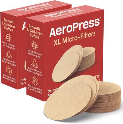 Microfiltros papel natural XL para cafetera redondos comp 2