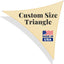 Parasol triangular 24x24x33.9pies bloqueo UV para patio