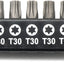 Set 7 Pzas T30 Torx Estrella 6 Puntas Destornillador