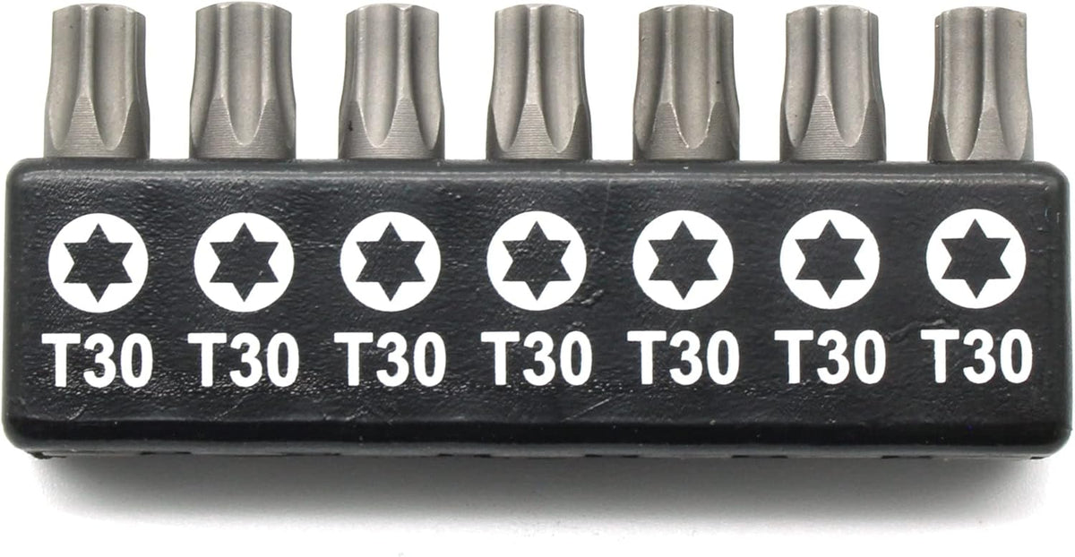 Set 7 Pzas T30 Torx Estrella 6 Puntas Destornillador