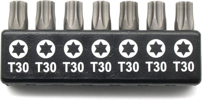 Set 7 Pzas T30 Torx Estrella 6 Puntas Destornillador