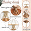 Perchas macramé para sombrero bohemio puerta beige