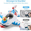 Bote inflable para niños con asiento y ruedas para piscina