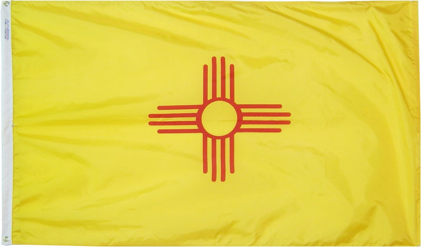 Bandera Nuevo México 3x5ft fabricada EE.UU.