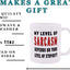 Taza café sarcástica divertida regalo empleados jefes