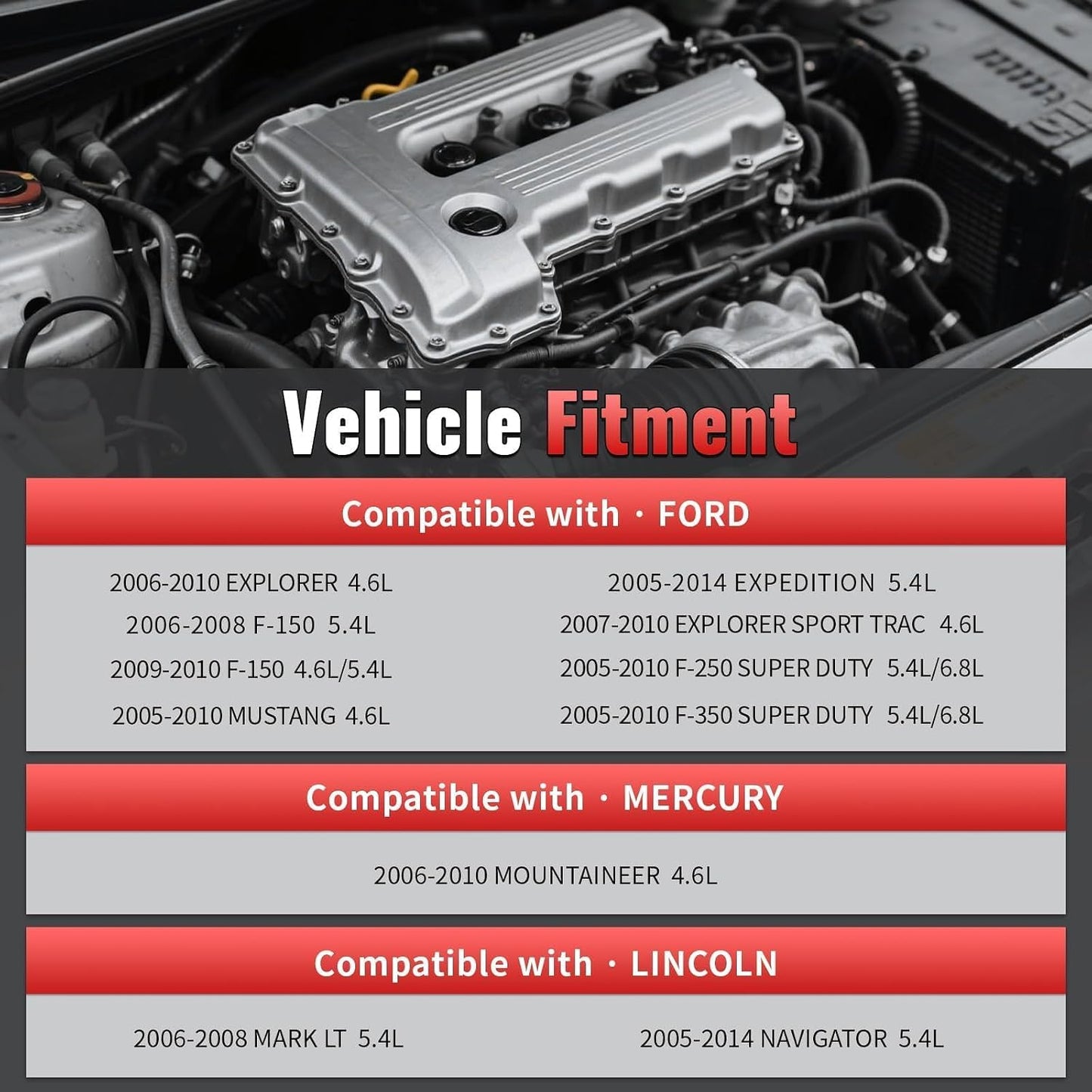 Tornillos válvula comp Ford Lincoln Mustang 4.6l 5.4l