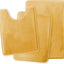 Set 3 Alfombras Baño Espuma Viscoelástica Antiderrap Dorado