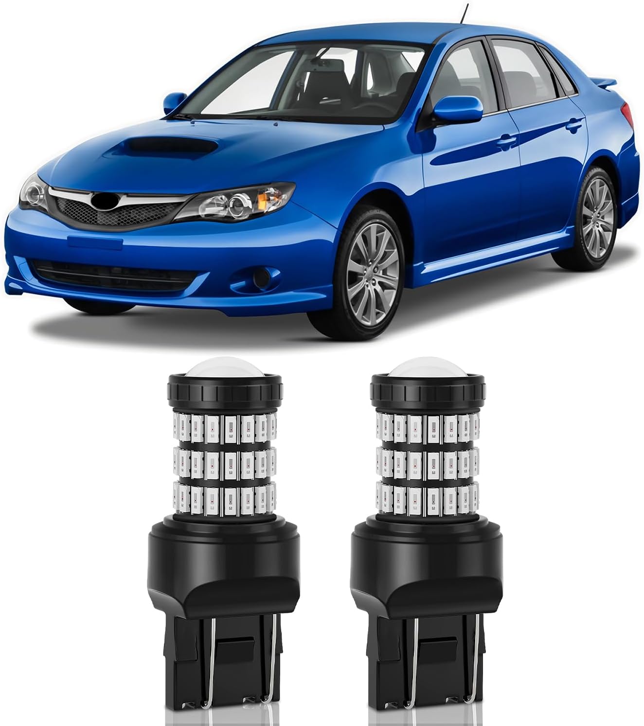Bombillas LED rojo comp Subaru WRX 04-14 pack 2
