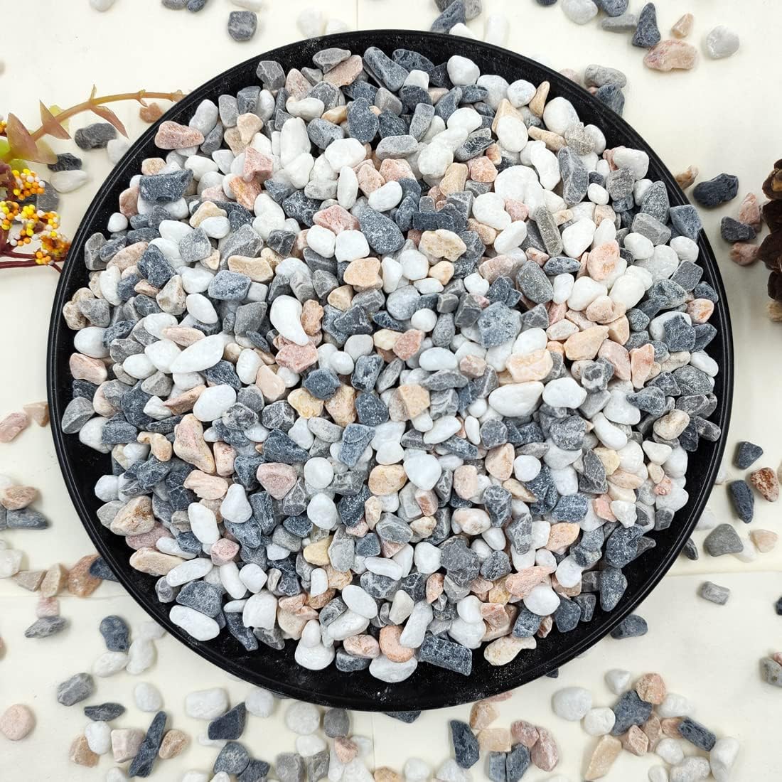 Piedras decorativas para suculentas y cactus 2lb 1/5"