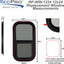 Ventana RV 30x61cm estilo gota vertical deslizante con kit