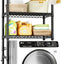 Estante lavadora secadora 3 niveles metal 28x19x77cm