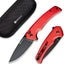 Navaja plegable EDC Serene abrebotellas aluminio D2 negro