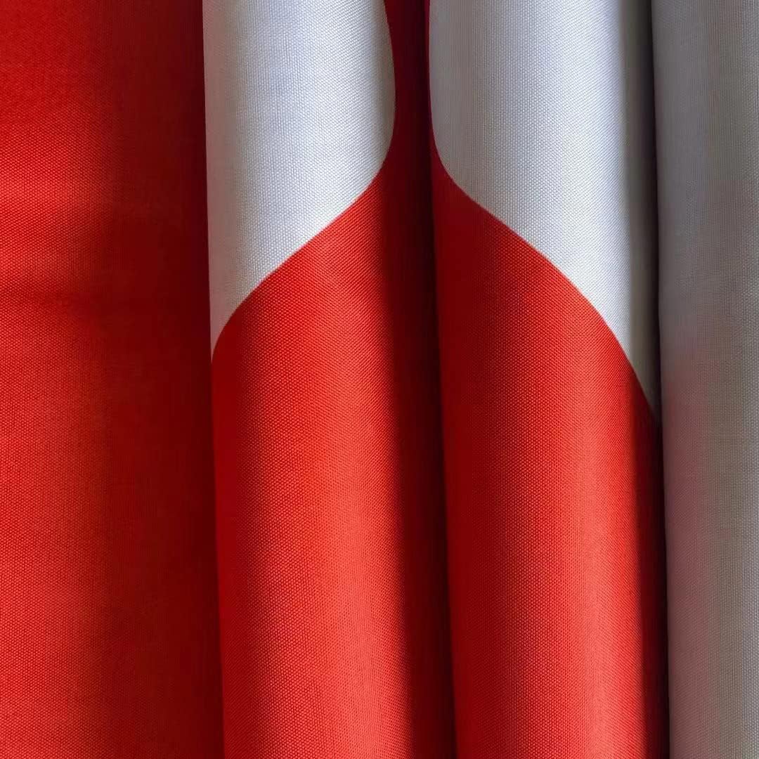Banderas Canadá doble cara 5x8ft exterior 220D 3 ojales