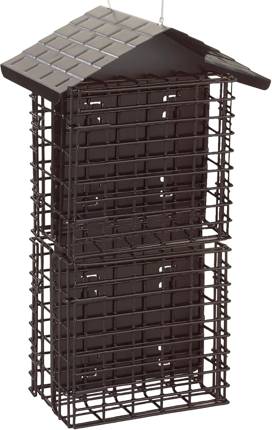 4 Comederos Aves Techo Metal Capacidad 4 Pasteles Sebo