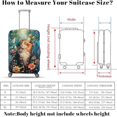 Funda equipaje Suicase lavable elástica antiarañazos 19-21pulg