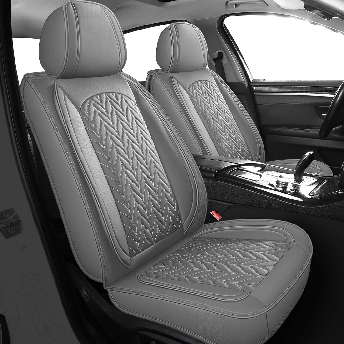 2 Fundas Asiento Delantero Impermeables para Automóvil